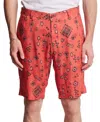 Paisley & Gray Felix Slim Fit Shorts In Pattern