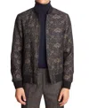 Paisley & Gray Men's Hyde Patterned Bomber Jacket In Multi