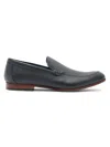 Paisley & Gray Men's Leather Venetian Loafers In Navy