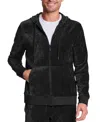 Paisley & Gray Men's Long-sleeve Zip-up Hoodie In Black