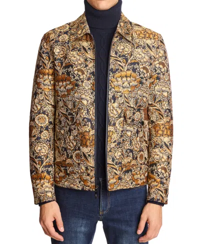 Paisley & Gray Men's Milo Patterned Bomber Jacket In Multi