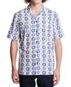 Paisley & Gray Men's Patterned Short Sleeve Shirt In Multi