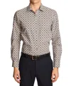 Paisley & Gray Samuel Spread Collar Shirt In Brown