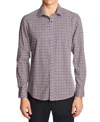 Paisley & Gray Men's Samuel Spread Collar Shirt In Multi
