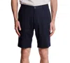 Paisley & Gray Felix Slim Fit Linen-blend Short In Blue