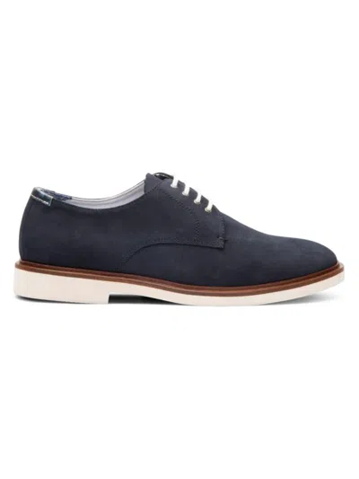 Paisley & Gray Men's Suede Derby Shoes In Navy