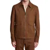 Paisley & Gray Milo Slim Fit Linen Blend Bomber Jacket