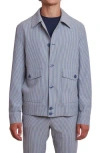 Paisley & Gray Milo Stripe Seersucker Shirt Jacket