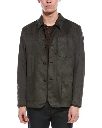 Paisley & Gray New City Button Jacket In Green