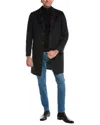 Paisley & Gray Notch Wool-blend Topcoat In Blue