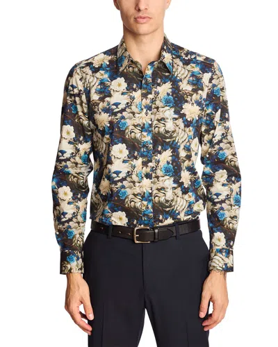 Paisley & Gray Parker Pointed Collar Shirt In Multi