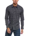 Paisley & Gray Parker Printed Shirt In Blue