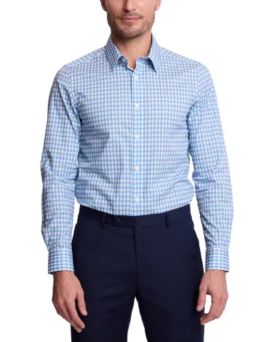 Paisley & Gray Parker Trim Fit Stretch Cotton Button-up Shirt In Blue