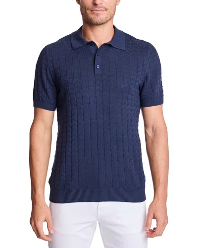 Paisley & Gray Polo Shirt In Blue