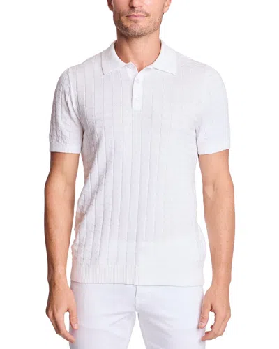 Paisley & Gray Polo Shirt In White