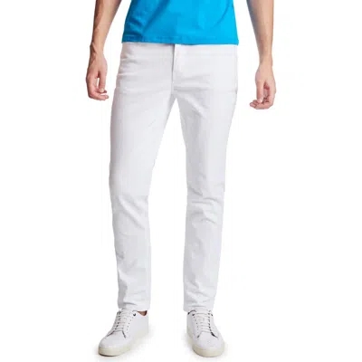 Paisley & Gray Rebel Skinny Jeans In White