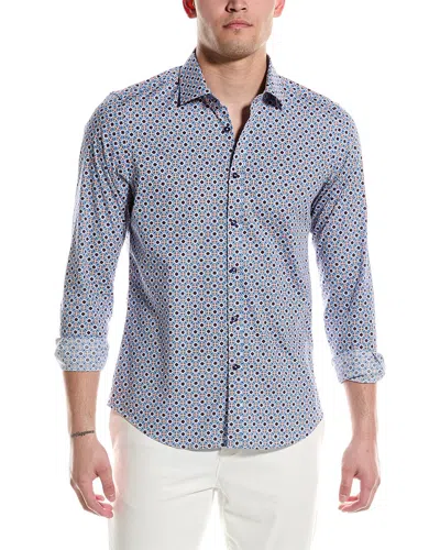 Paisley & Gray Samuel Slim Fit Shirt In Blue