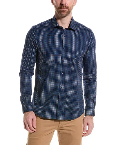 Paisley & Gray Samuel Slim Fit Shirt In Blue