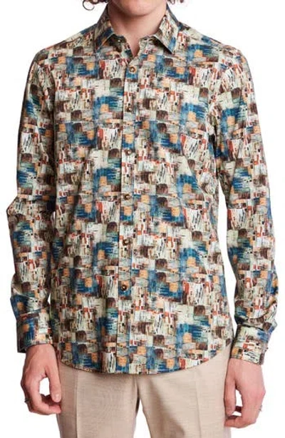 Paisley & Gray Samuel Stretch Cotton Button-up Shirt