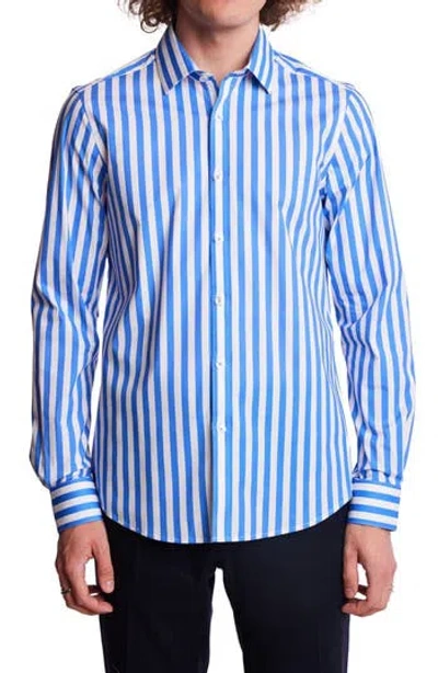 Paisley & Gray Samuel Stripe Stretch Cotton Dress Shirt