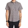 Paisley & Gray Sawyer Trim Fit Geometric Short Sleeve Button-up Shirt