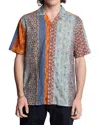 Paisley & Gray Abstract Print Camp Shirt