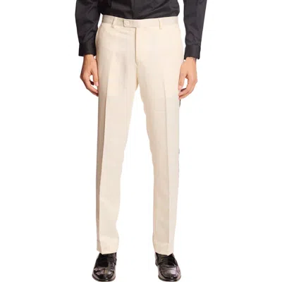Paisley & Gray Slim Fit Sloane Tuxedo Pants In Neutral
