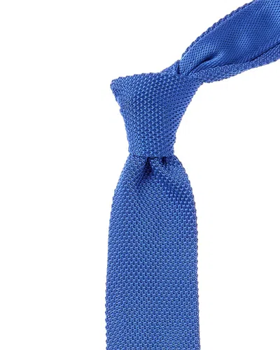 Paisley & Gray Stanley Cobalt Knit Tie In Blue