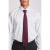 Paisley & Gray Stanley Solid Knit Tie In Burgundy