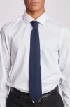 Paisley & Gray Stanley Solid Knit Tie In Blue