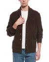Paisley & Gray Wool-blend Cardigan In Brown