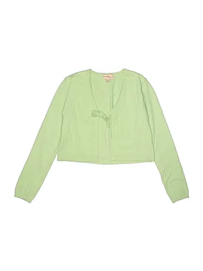Pre-owned Paisley Kids' Cardigan Sweater In Green