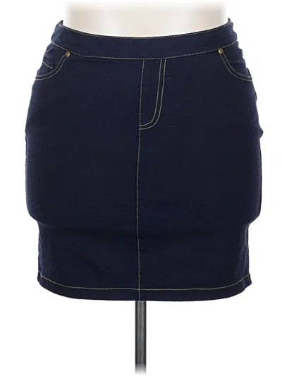 Pre-owned Pajama Jeans Denim Skirt In Blue