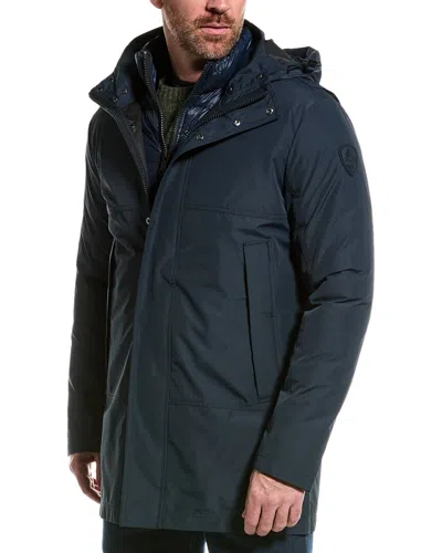 Pajar Altair Mid Length Parka In Blue