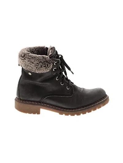 Pre-owned Pajar Ankle Boots In Black