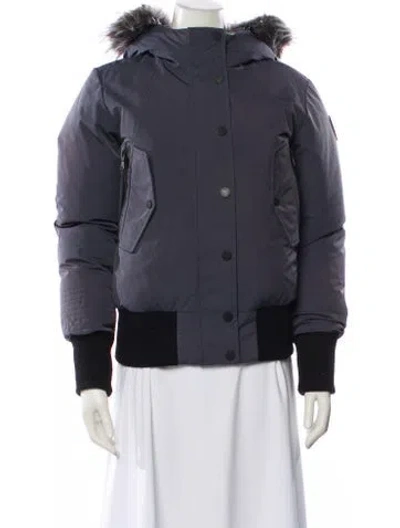 Pre-owned Pajar Bomber Jacket In Gray
