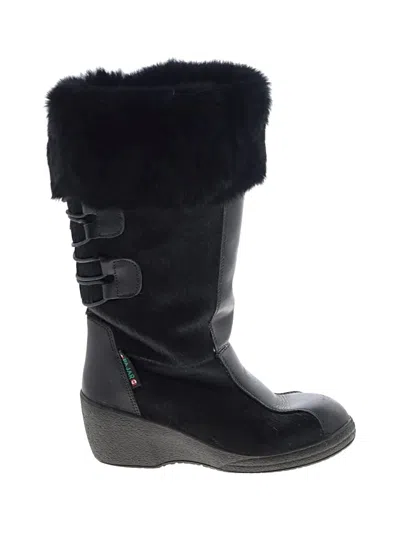 Pre-owned Pajar Boots In Black
