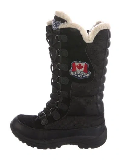 Pre-owned Pajar Boots In Black