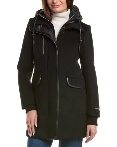 PAJAR PAJAR BUTTON FRONT WOOL-BLEND COAT