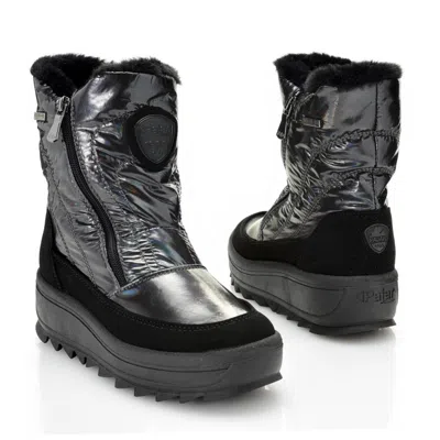 Pajar Canada "tanita" Side Zip Wedge Ankle Boots In Multi