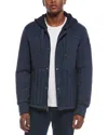 Pajar Carnelian Lightweight Vertical Channel Quilted Jacket In Blue