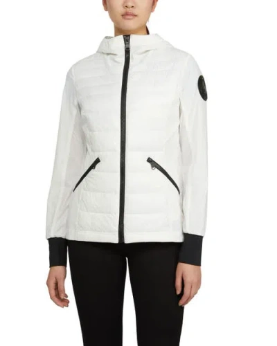 PAJAR PAJAR CRESSY MIXED MEDIA CHANNEL QUILTED STRETCH PUFFER