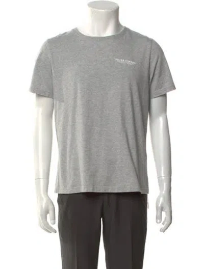 Pre-owned Pajar Crew Neck Short Sleeve T-shirt In Grey