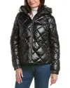 Pajar Diamond Quilted Boxy Puffer Jacket In Black