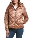 Pajar Skylynn Diamond Quilted Boxy Puffer Jacket In Brown