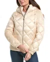 Pajar Skylynn Diamond Quilted Boxy Puffer Jacket In Neutral