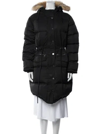 Pre-owned Pajar Down Coat In Black