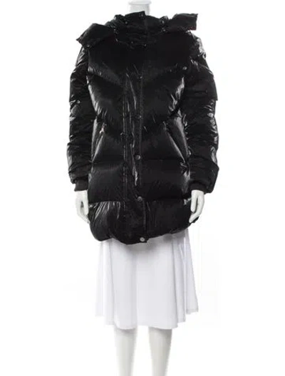 Pre-owned Pajar Down Coat In Black