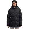 Pajar Fallon Boxy Inverted Chevron Quilted Puffer In Black