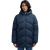 Pajar Fallon Boxy Inverted Chevron Quilted Puffer In Navy